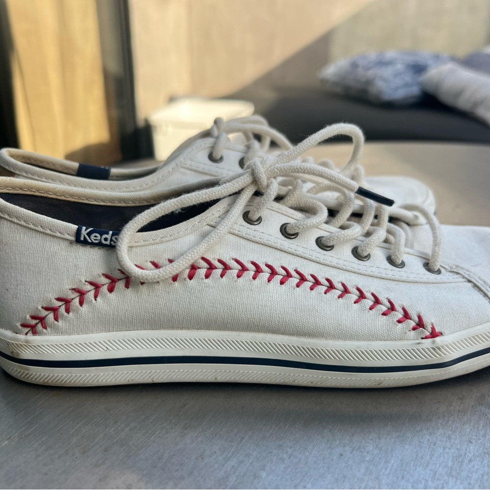 Womens KEDS baseball sneakers! Worn just a few times! Size 6.5